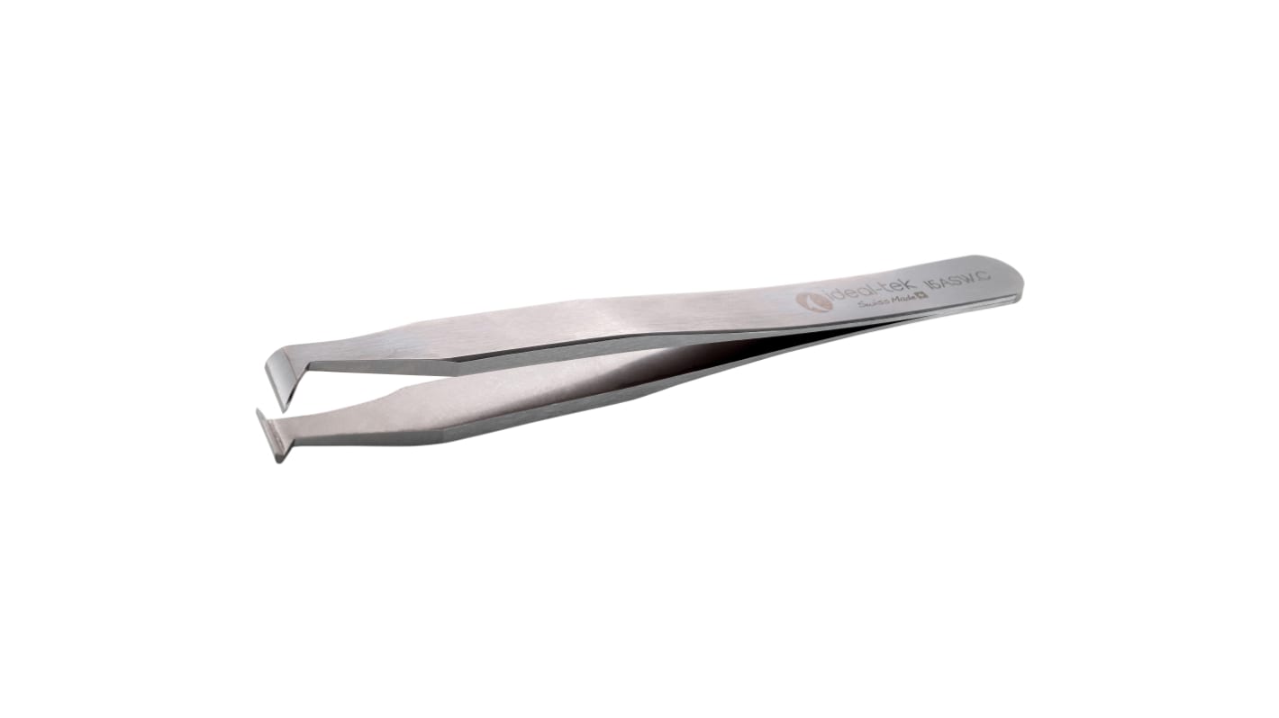 ideal-tek 115 mm, Carbon Steel, Angle, Tweezers