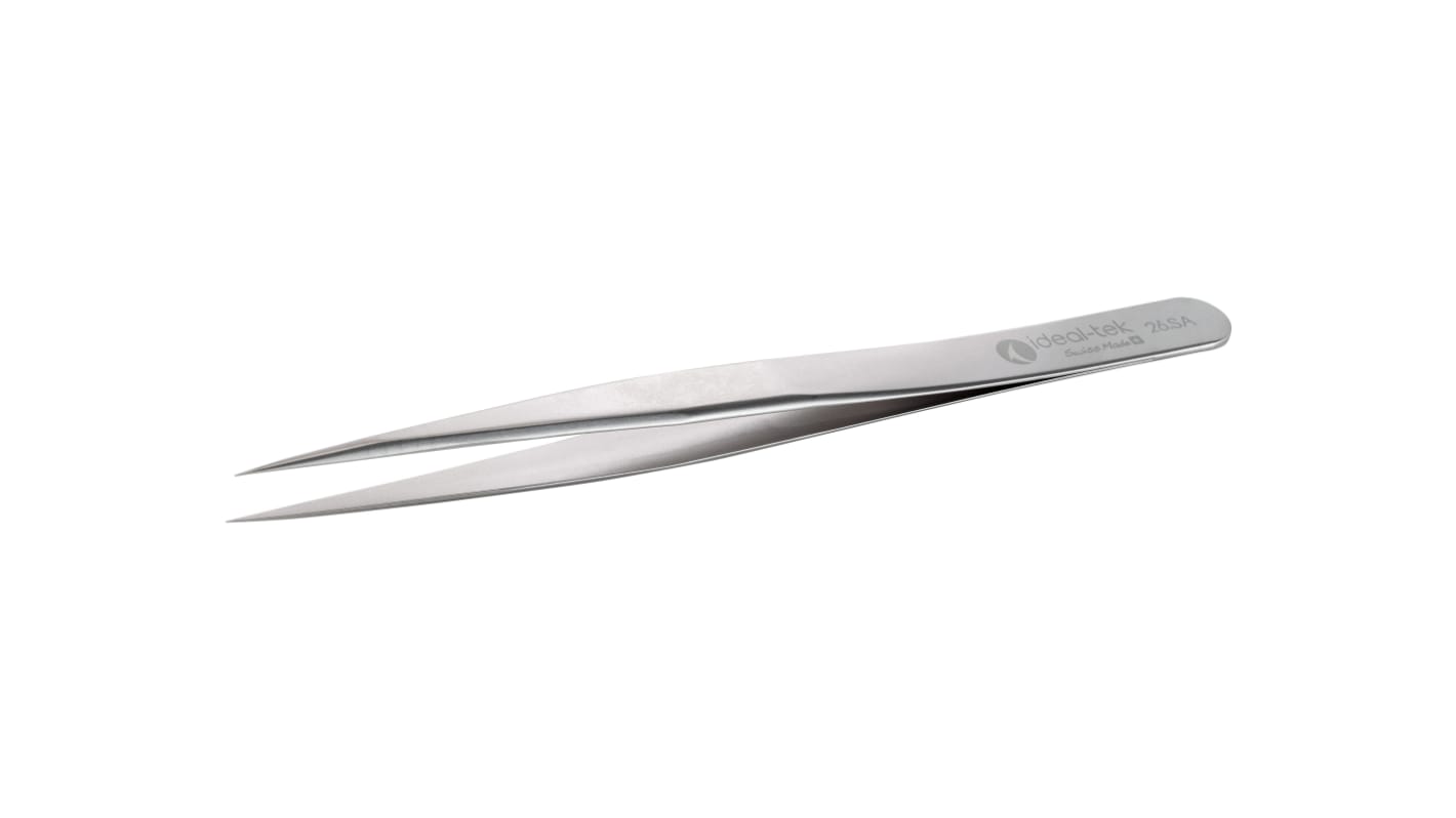 ideal-tek 135 mm, Stainless Steel, Straight, Tweezers