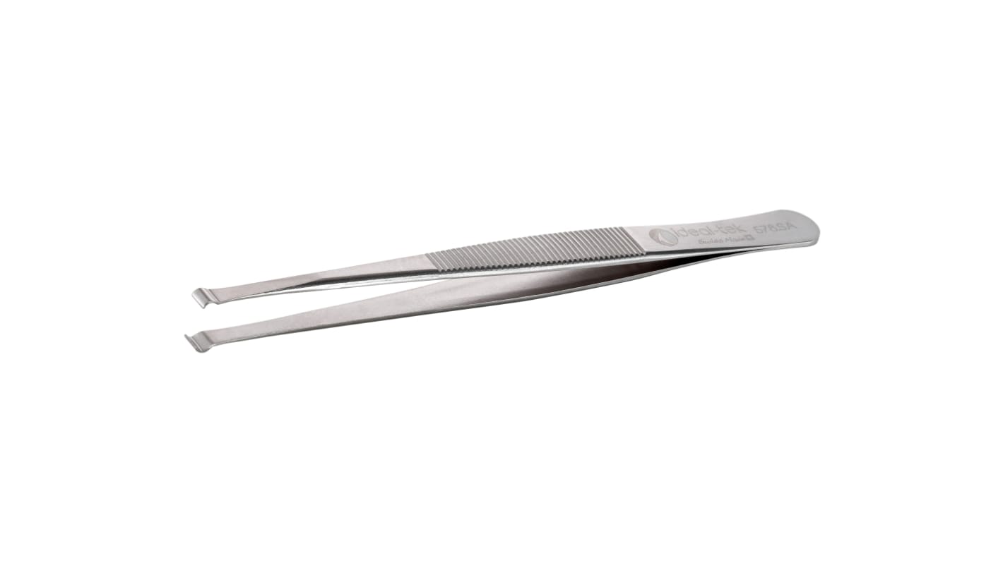 ideal-tek 120 mm, Stainless Steel, Curved, Tweezers