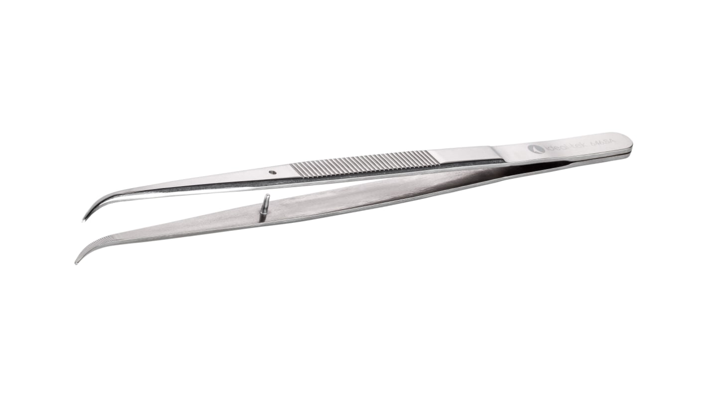 ideal-tek 155 mm, Stainless Steel, Bent, Tweezers