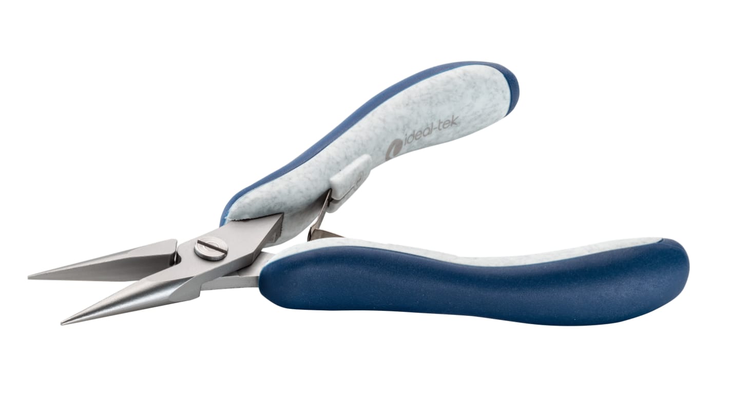 ideal-tek ES6023.CR.BG Pliers, 140 mm Overall, Straight Tip, 30mm Jaw, ESD