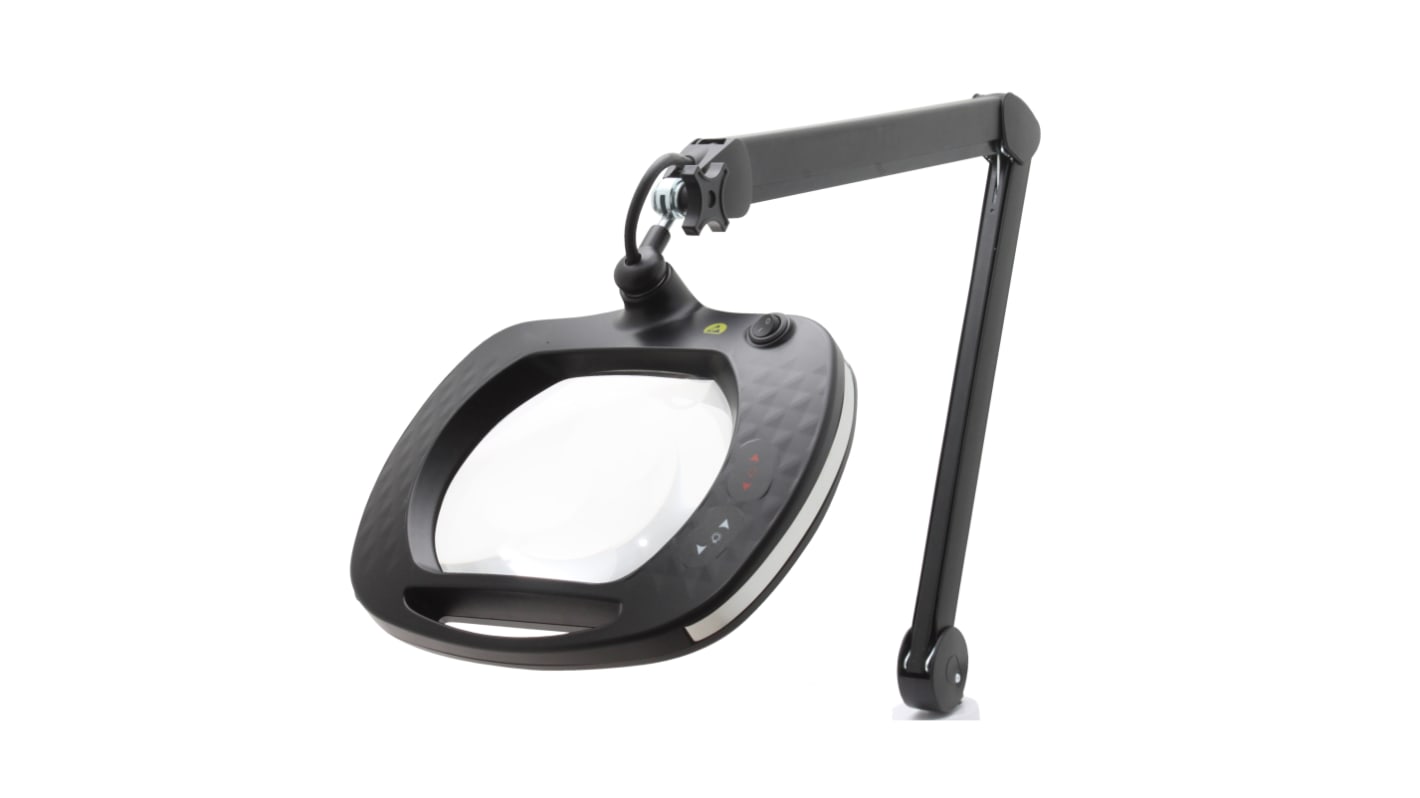 ideal-tek LE-HDWWE5D LED Magnifying Lamp with Magnifying Lens, 5dioptre, 7.5 x 6.2in Lens