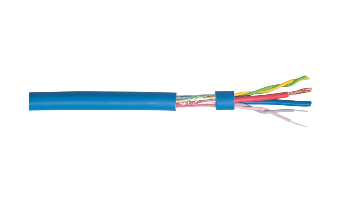Cavo dati schermato a 2 cond. 1.5 mm², 16 AWG, L. 100m