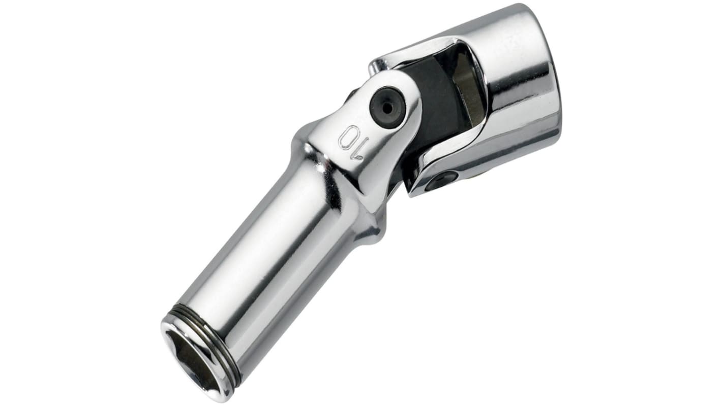 SAM 3/8 in, 3/8 in Drive 12mm Standard Socket, 125 mm Overall Length