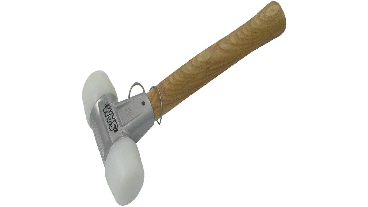 SAM Round Nylon Mallet 645g With Replaceable Face