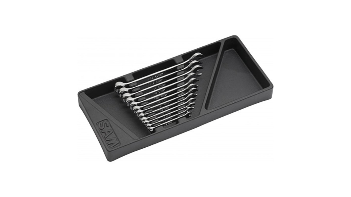 SAM 50A Series 12-Piece Combination Spanner Set, 6 → 17 mm, Chrome Vandium Steel