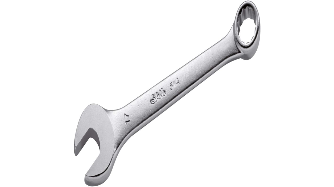 SAM Ratchet Combination Spanner, 148 mm Overall, 11mm Jaw Capacity, Comfortable Soft Grip Handle