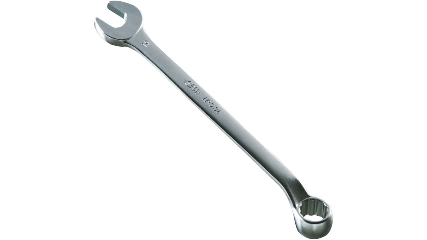 SAM Ratchet Combination Spanner, 238 mm Overall, 18mm Jaw Capacity