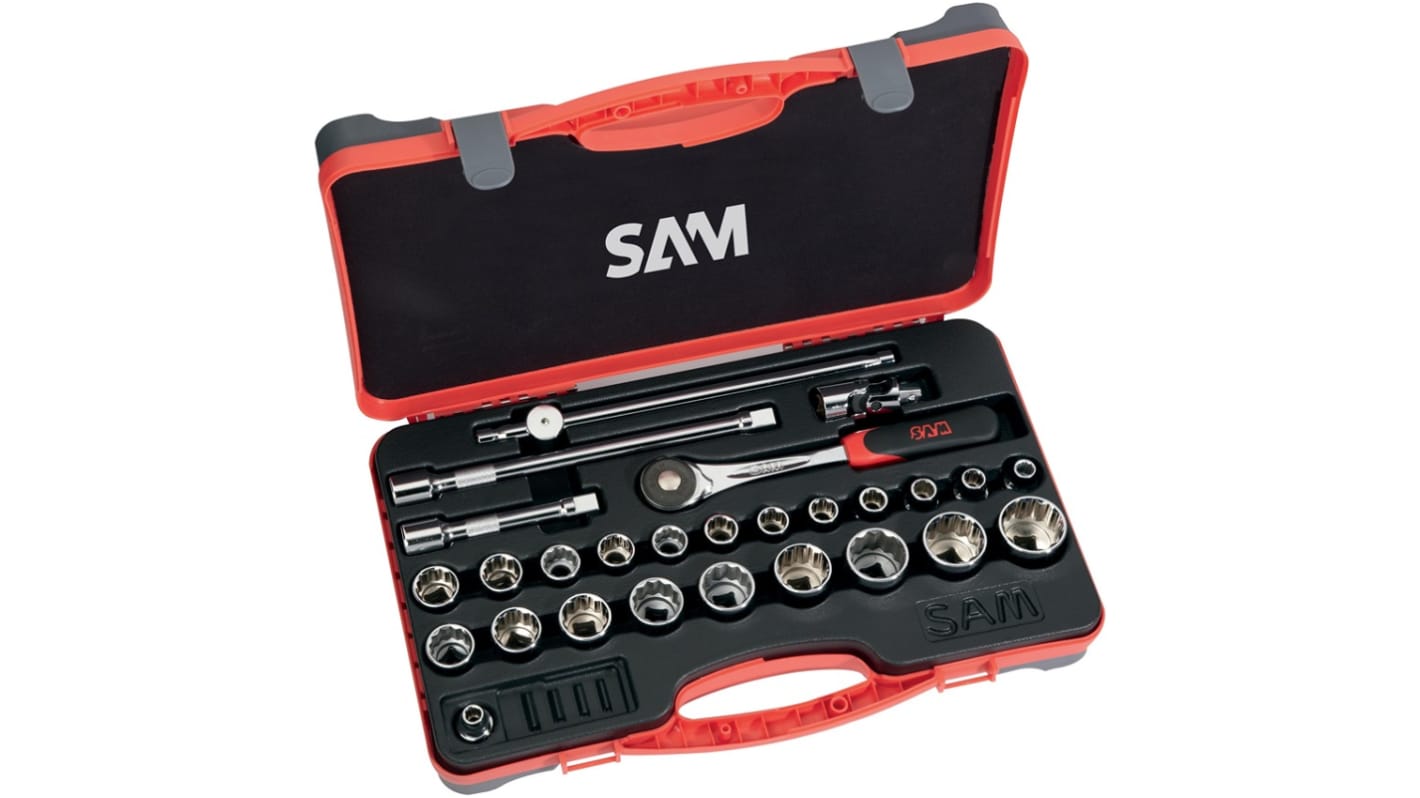 Jeu de douilles SAM 1/2" 27 pièces