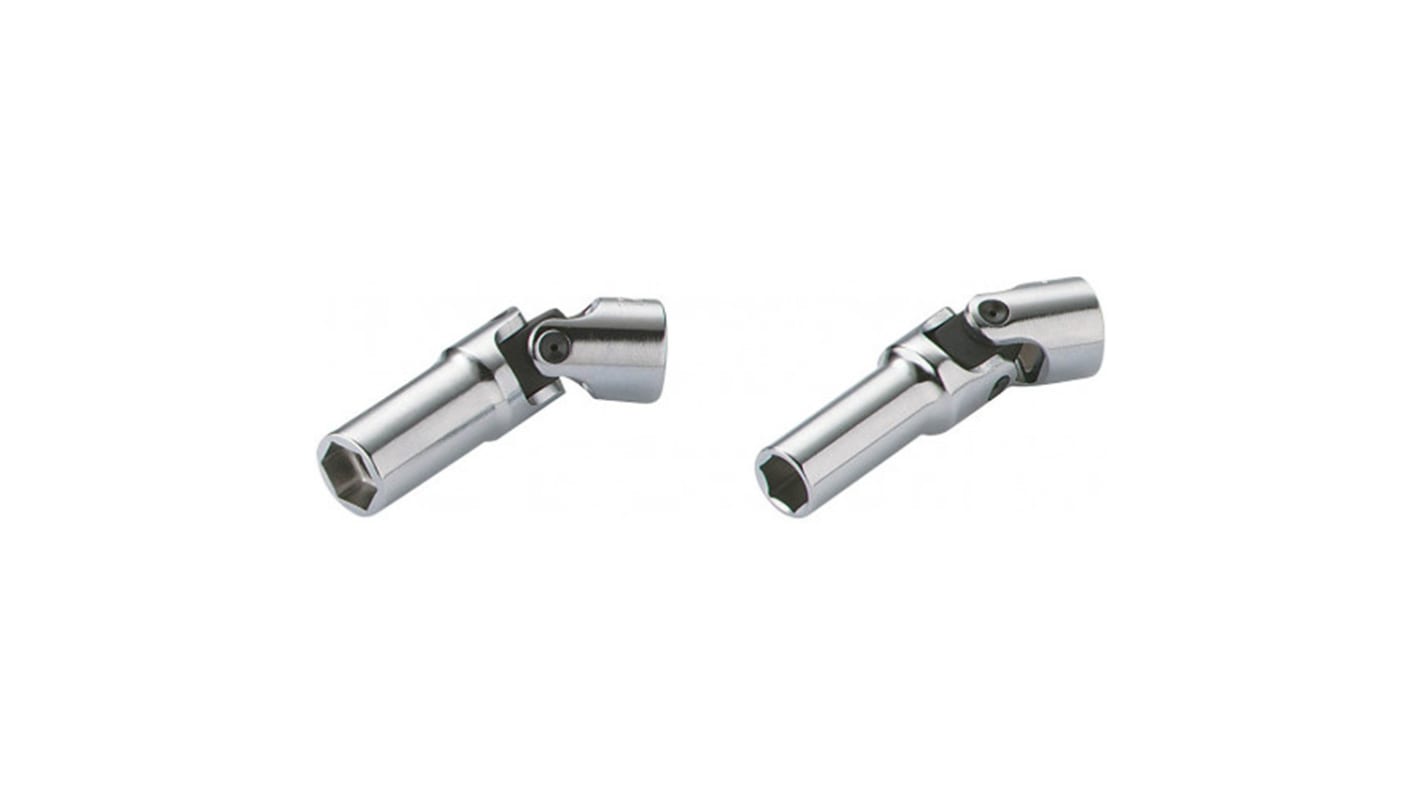 SAM 3/8 in Drive 8mm Spark Plug Socket, Hex Bit, 8 mm Overall Length