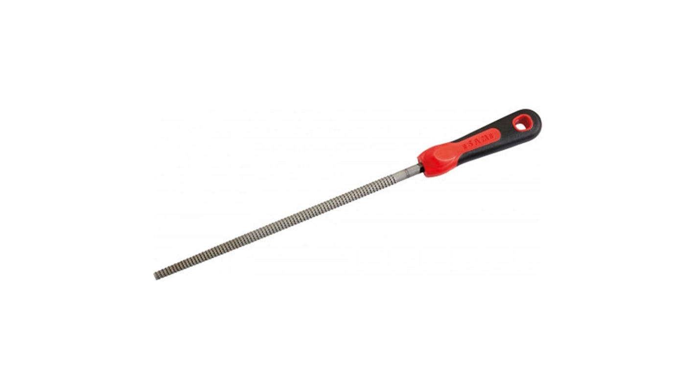 SAM 365mm, Rasp Cut, Round Engineers File With Soft-Grip Handle