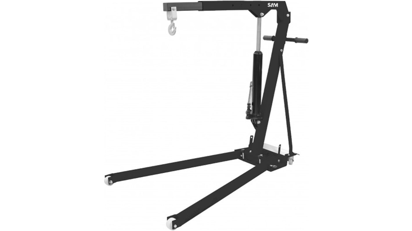 Martinetto idraulico manuale SAM, capacità 1t, altezza di sollevamento 620mm