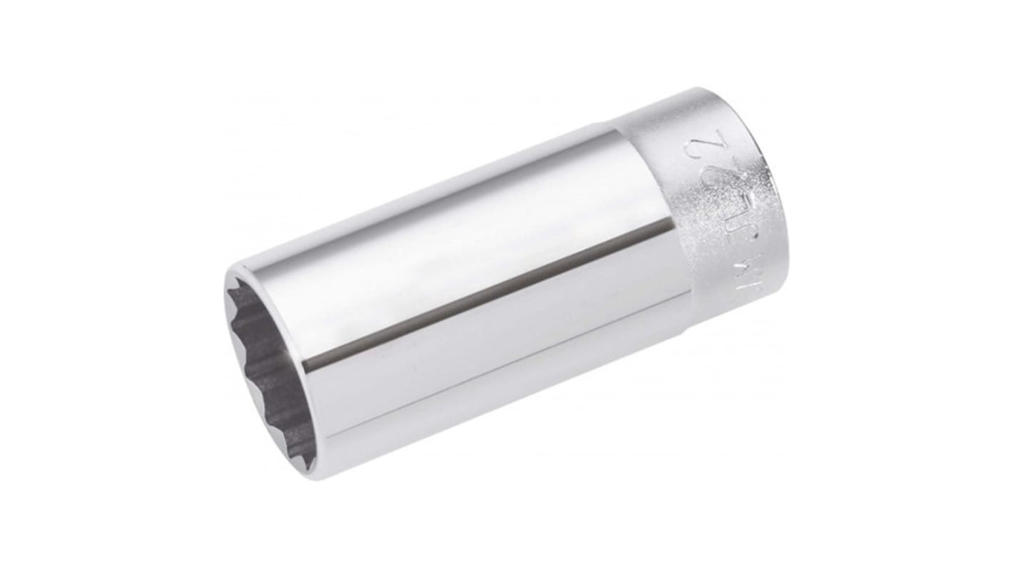 SAM 3/8 in Drive 10mm Hexagon Bit, 12 point, 14mm, 63 mm Overall Length