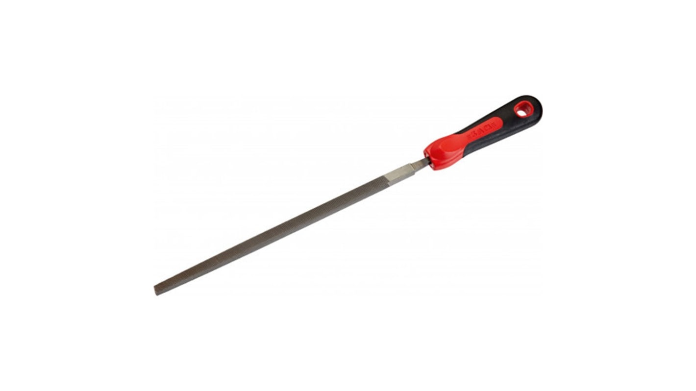 SAM 200mm, Smooth, Square Needle File With Soft-Grip Handle