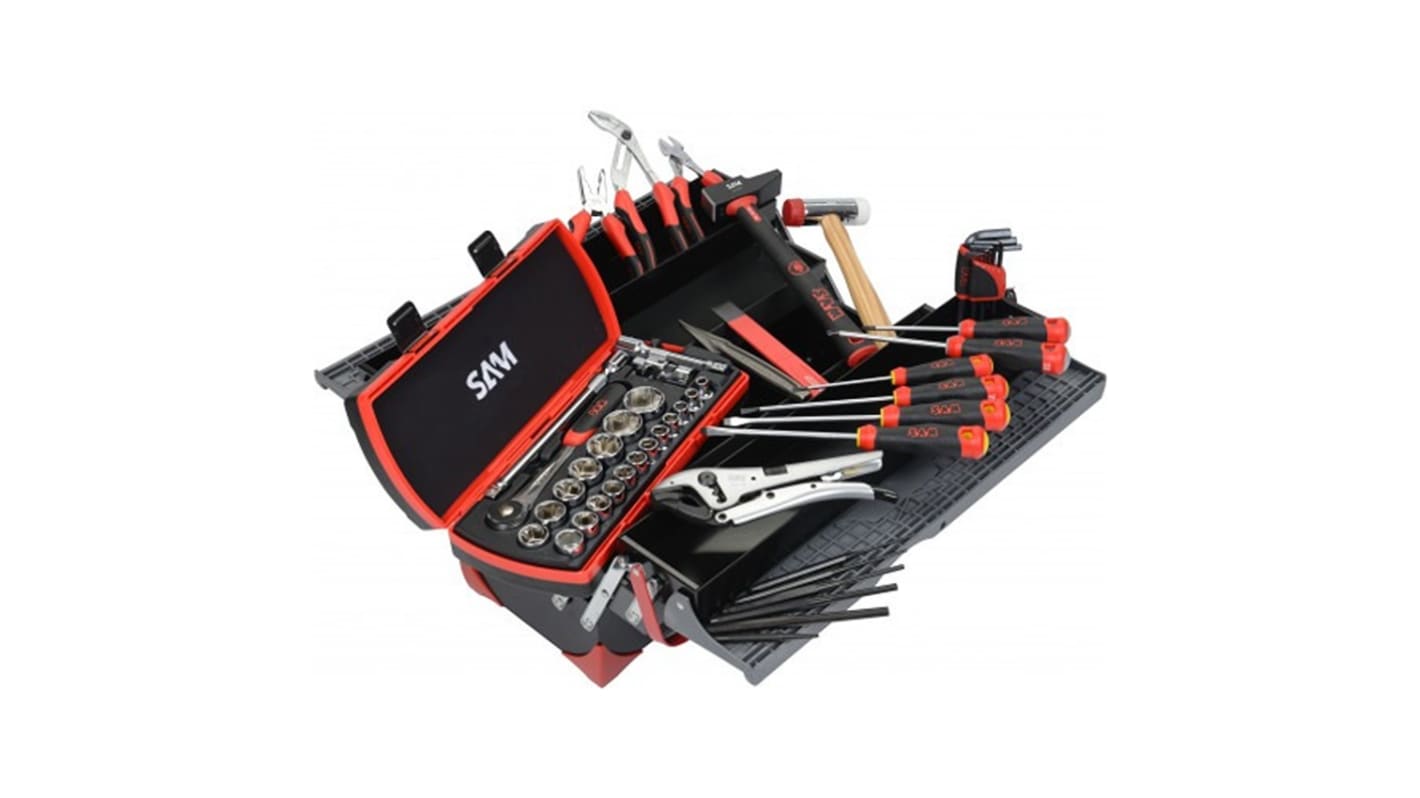 SAM 38 Piece Mechanical Tool Kit Tool Kit with Box