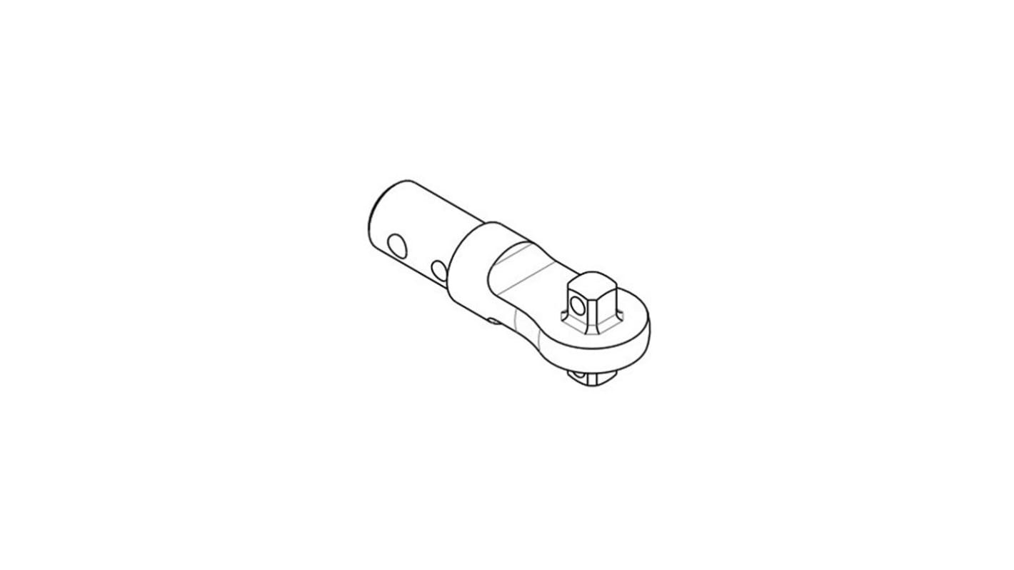 SAM 12 mm Vierkant Schraubbit, Treiber Bit, aus CrV-Stahl, 50 mm