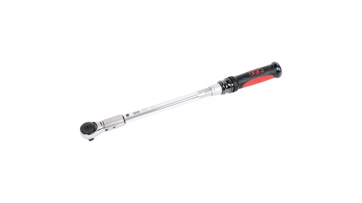 SAM DYT-200-2 Mechanical Torque Wrench, 40 → 200Nm, 1/2 in Drive, Round Drive, 19mm Insert