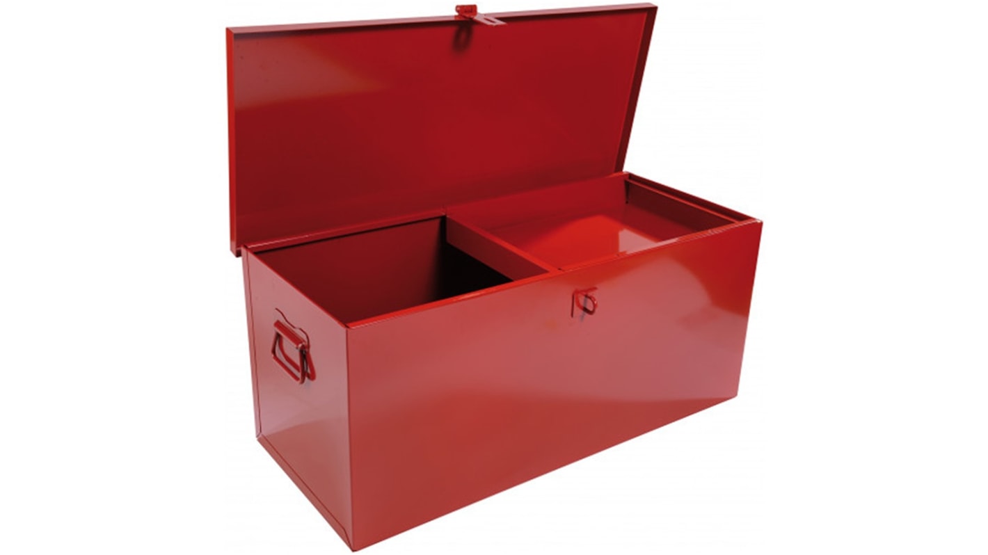 Armadietto di stoccaggio da pavimento a 1 anta SAM in Acciaio, 670 x 350 x 350mm, 1 ripiano, 1 cassetto, Bloccabile