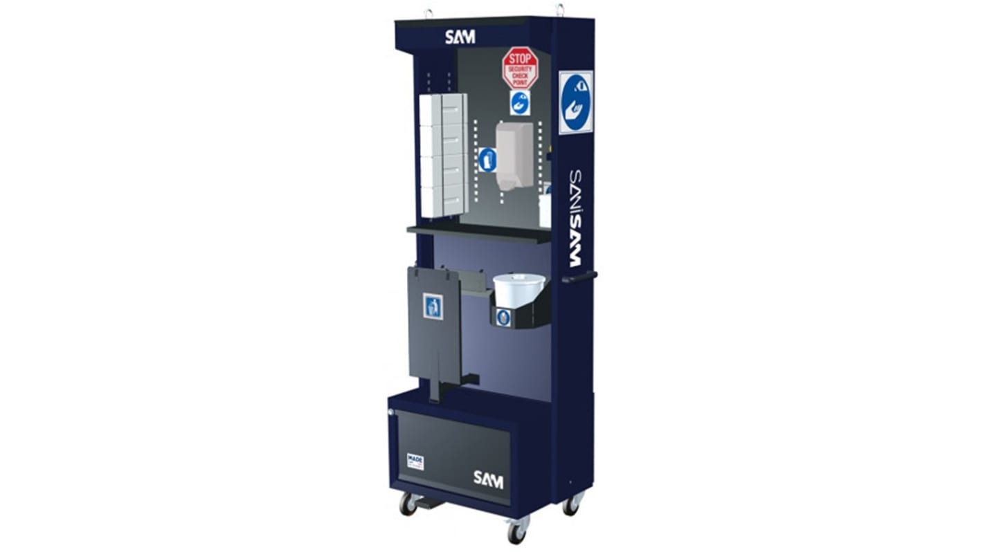 SAM Solid-Sided Sheet Metal Platform Truck, 2000 x 1289mm