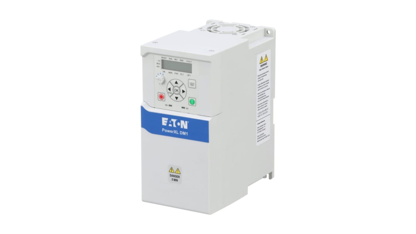 Eaton Inverter Drive, 3 kW, 3 Phase, 380 → 480 V ac, 7.6 A, DM1 Series