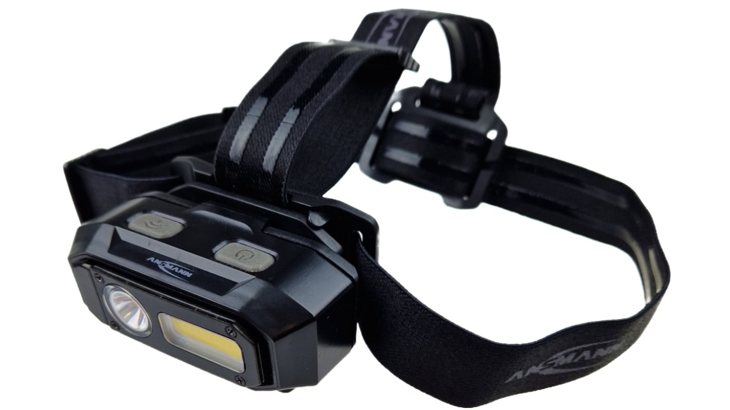 Ansmann COB LED Head Torch 800 lm, 80 m Range