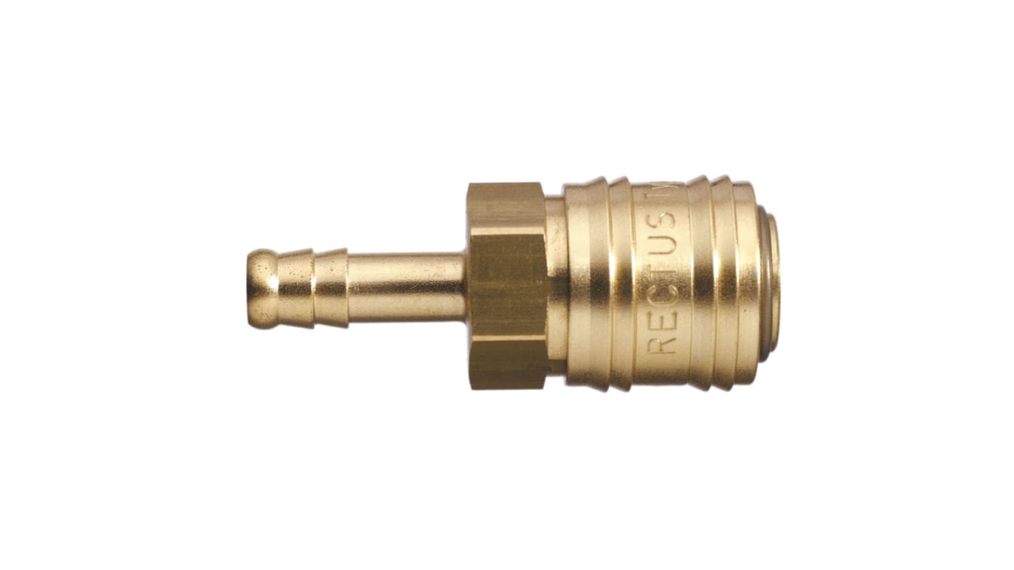 Legris Brass Female, Male Pneumatic Quick Connect Coupling, 25mm Hose Barb