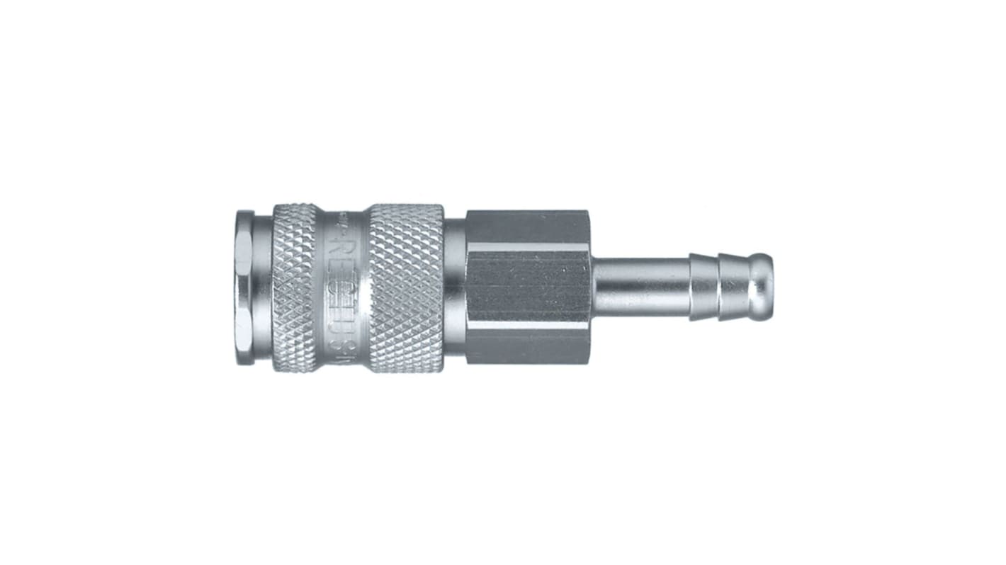 Legris Nickel Plated Brass Female, Male Pneumatic Quick Connect Coupling, 23mm Hose Barb