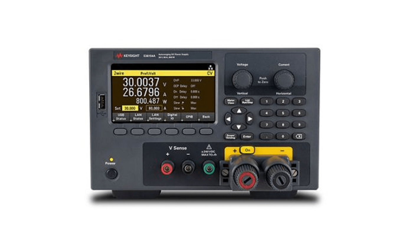 Keysight Technologies E36150 Series Digital Bench Power Supply, 30V, 80A, 1-Output, 800W