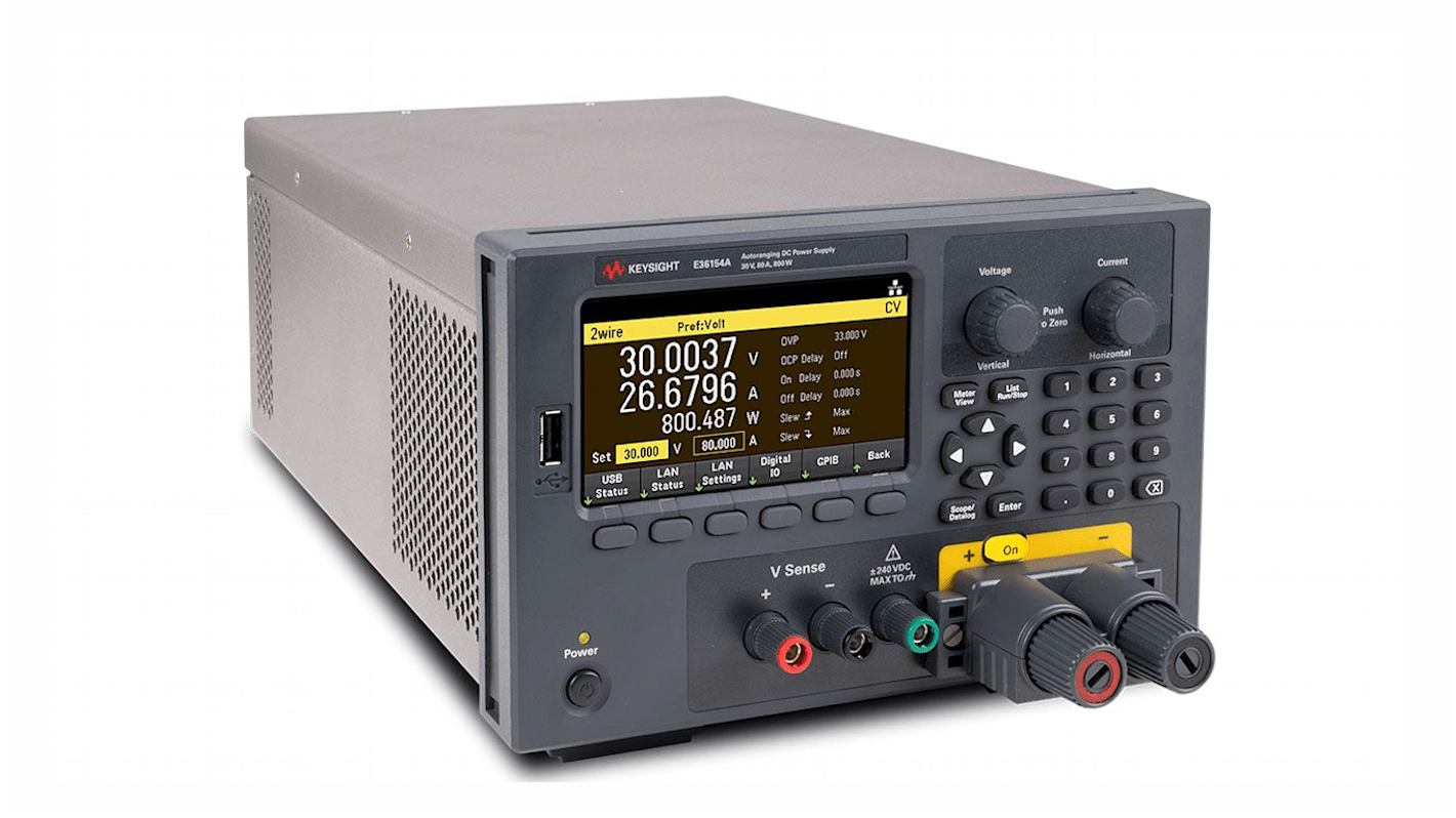 Alimentatore da banco Keysight Technologies, 1 uscita, 30V, 80A, 800W
