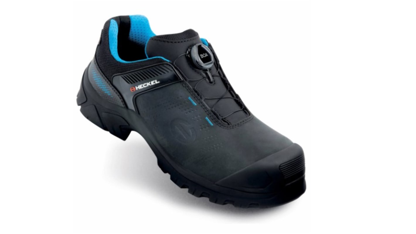 8888 MACSOLE® ADVENTURE 3.0 Men's Black, Blue Non Metallic Toe Capped Safety Shoes, UK 8, EU 42
