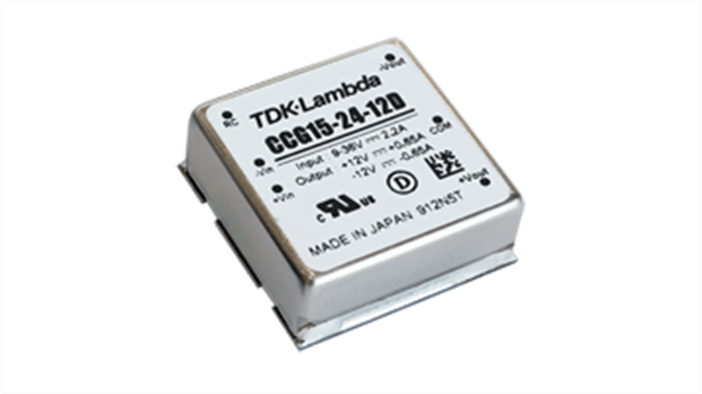 Convertitore c.c.-c.c. 15.6W, Vin 9 → 36 V c.c., Vout ±12V cc