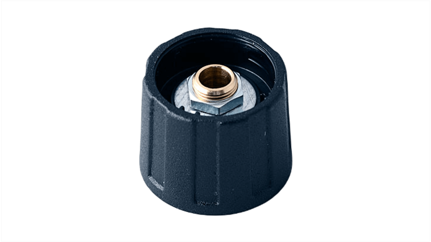 OKW ノブ, 6.35mm, ラウンドシャフト軸 直径:20mm