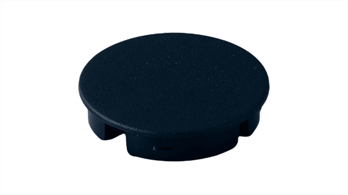 OKW Black Potentiometer Knob Round Shaft, A4131000