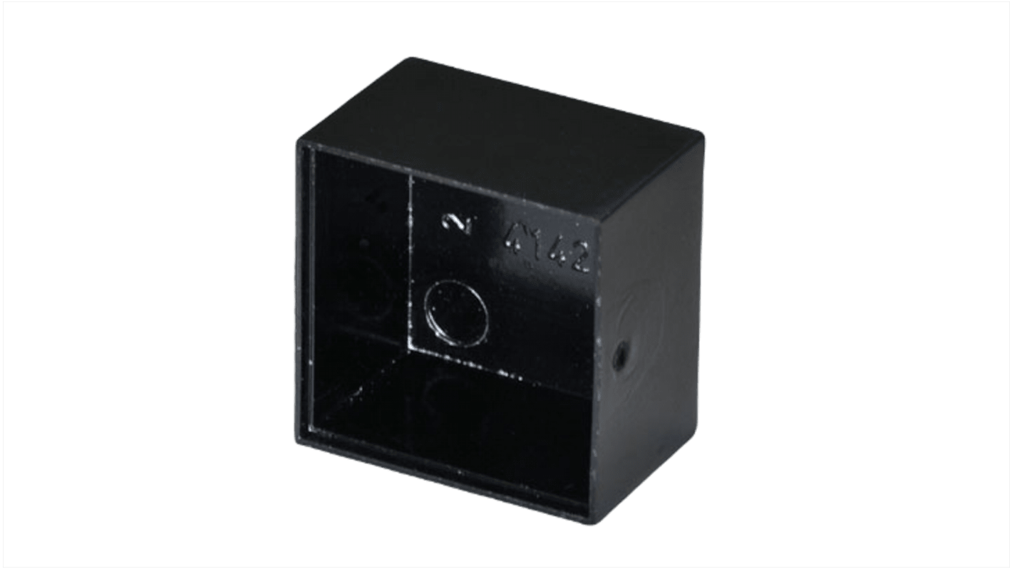 OKW Black PF Potting Box, 20 x 20 x 13.1mm