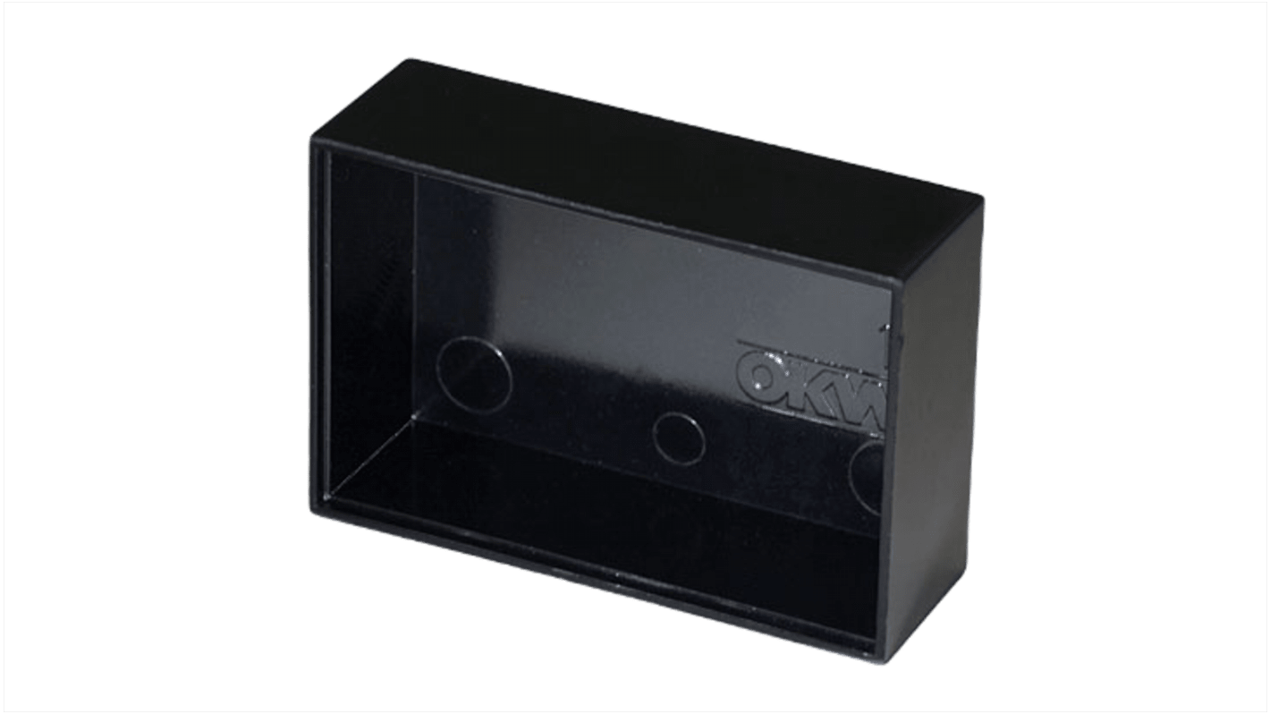 OKW Black PF Potting Box, 45 x 30 x 15mm