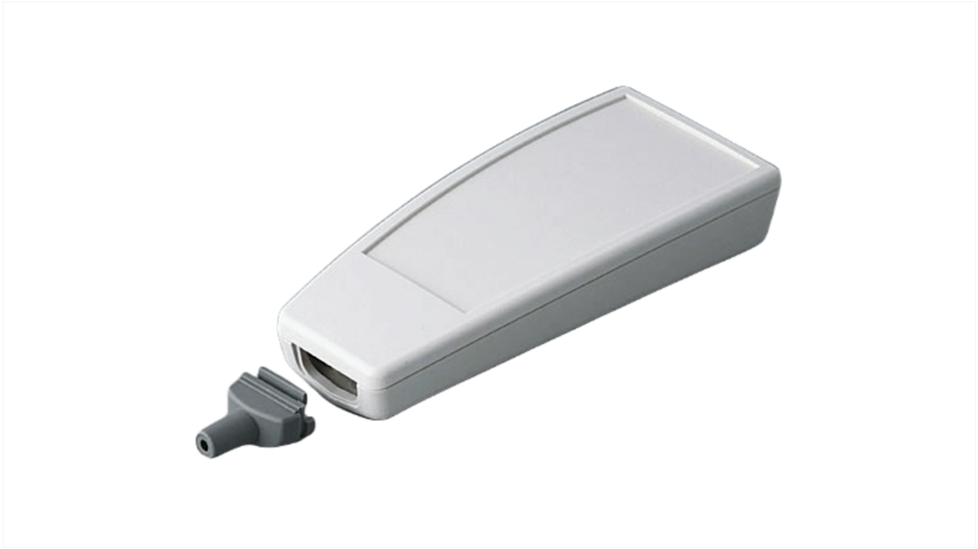 OKW A90 Series Off White ABS Hand Held Case, IP65, 95 x 158 x 33mm