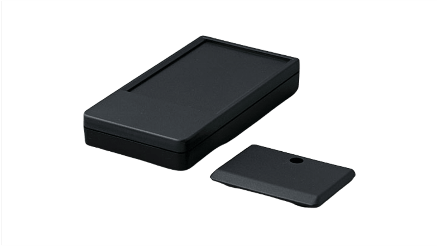 OKW A90 Series Black ABS Hand Held Case, IP54, 120 x 65 x 22mm