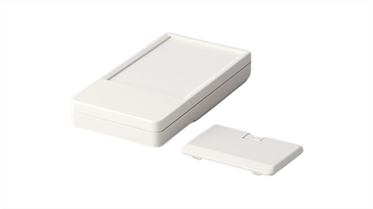 OKW A90 Series Off-White ABS Hand Held Case, IP54, 120 x 65 x 22mm