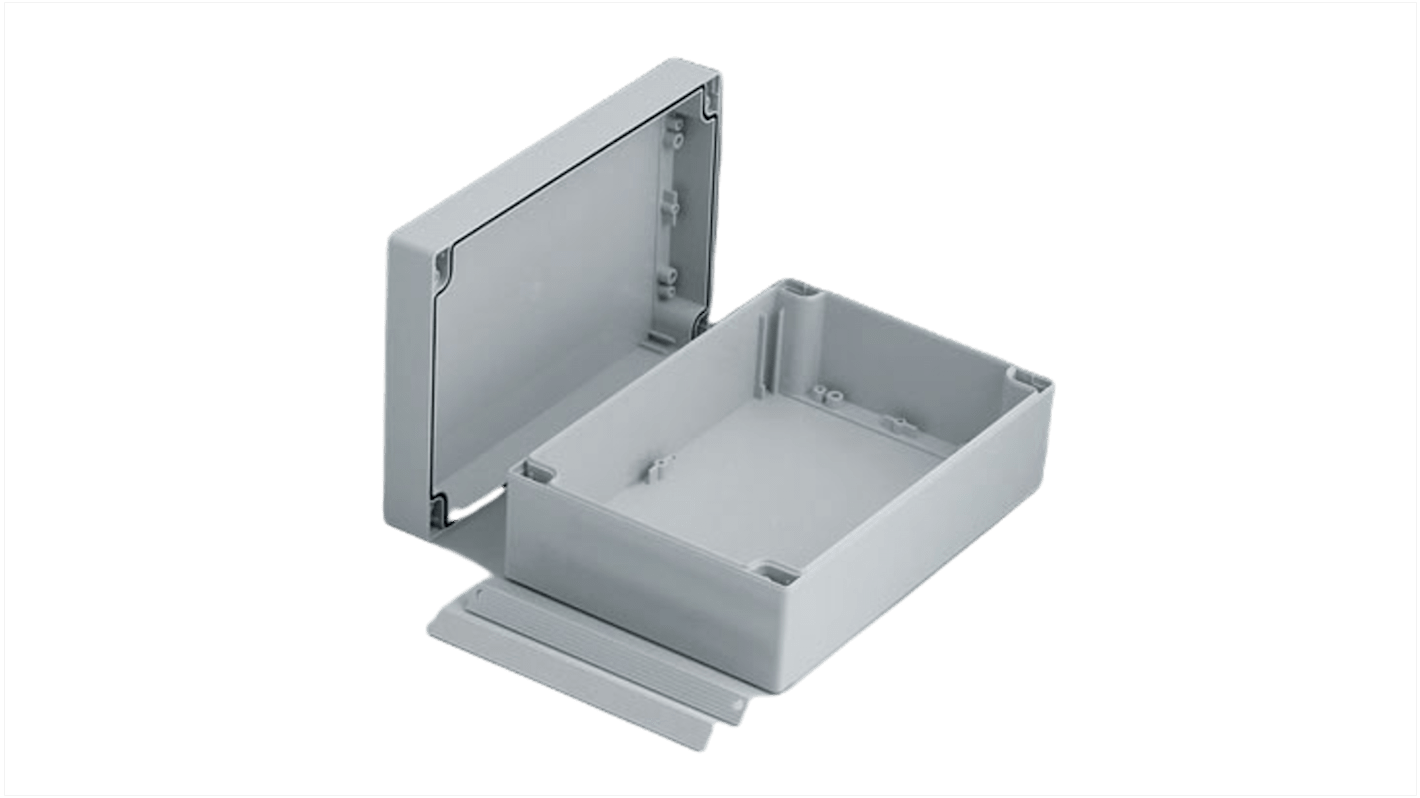 OKW 汎用ボックス, ABS樹脂, 240x 160 x 90mm, グレー, C2116241