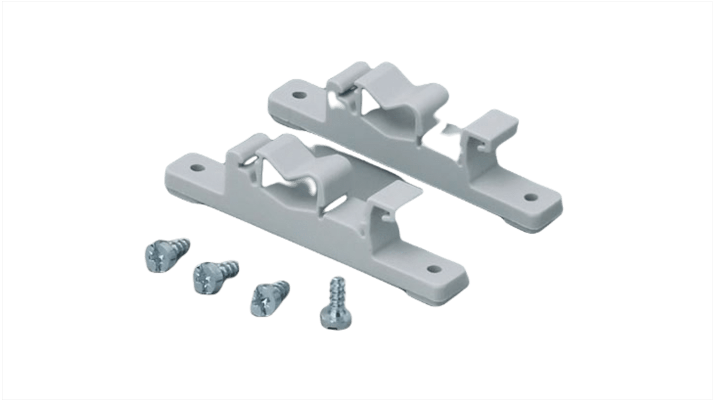 OKW C22 Series PA Assembly Kit for Use with For Fastening the Cases to DIN Rails