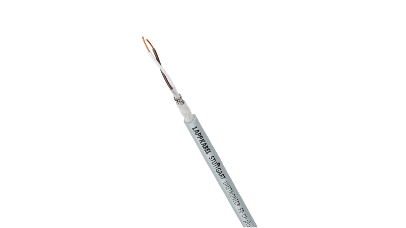 Lapp Data Cable, 3 Cores, 0.34 mm², Screened, 22 AWG, 100m, Data Transfer Cable Cable