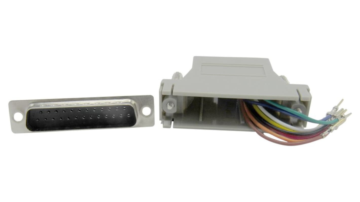 Adapter D-sub z typu RJ45 na rodzaj Męski z rodzaju Żeński na typ D-Sub z 9 stykami