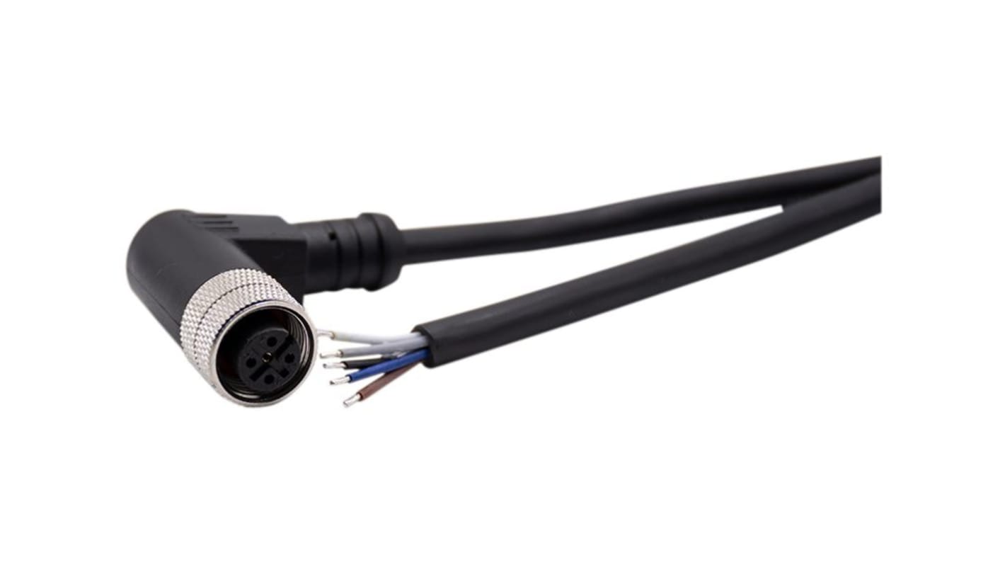 Conector y cable RND, con. A M12 Hembra, 5 polos, long. 2m