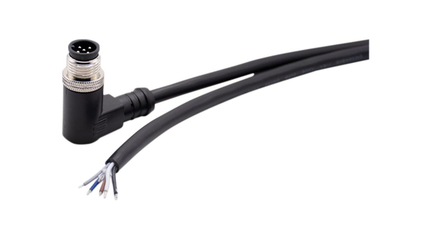 Złącze i kabel ze złączem Złącze M12 długość 2m Rodzaj A Męskie
