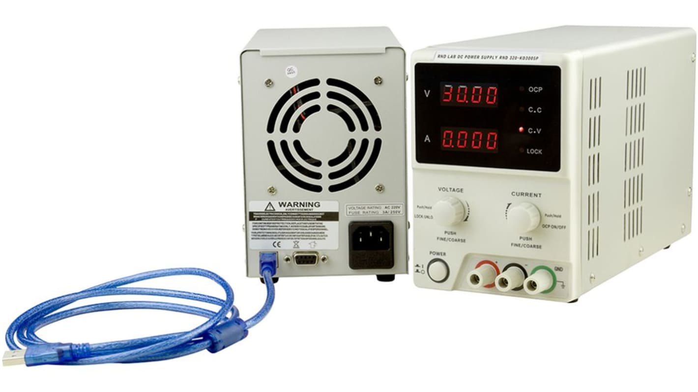 Alimentatore da banco RND RND 320-KD3005P, 1 uscita