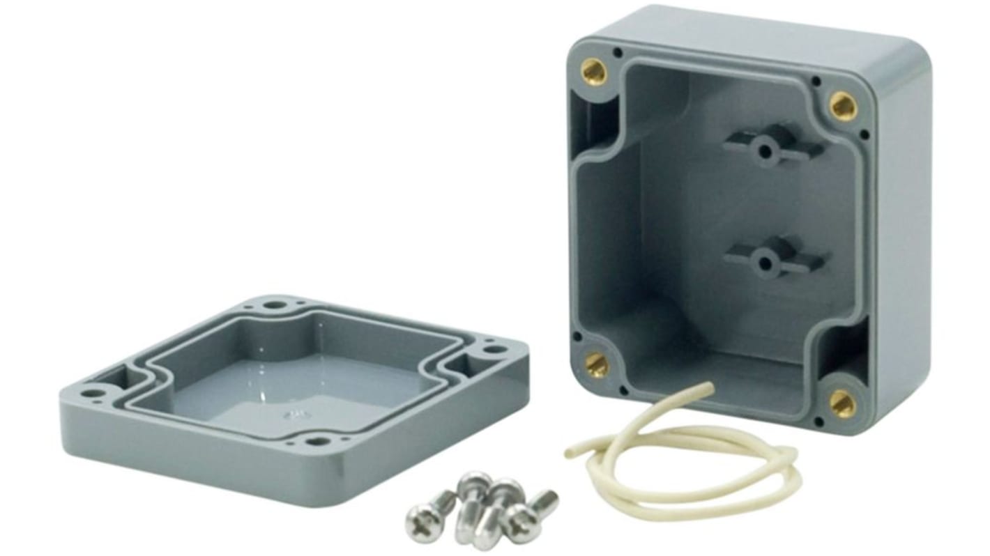 Plastic Enclosure 80x82x55mm Dark Grey A