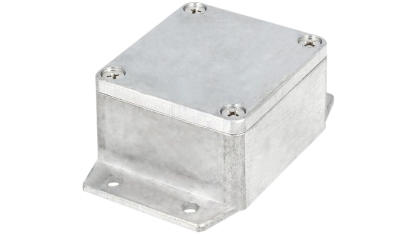 RND RND 455 Series Aluminium Aluminium Alloy Enclosure, IP65, Flanged, Aluminium Lid, 64 x 58 x 35mm
