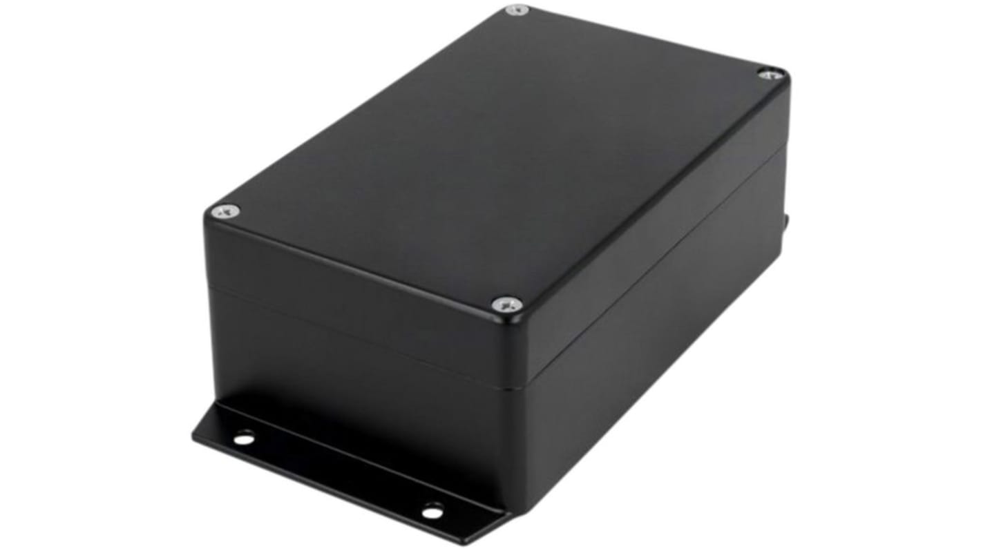 Caja RND de Aleación de aluminio Negro, 160 x 100 x 60mm, IP65