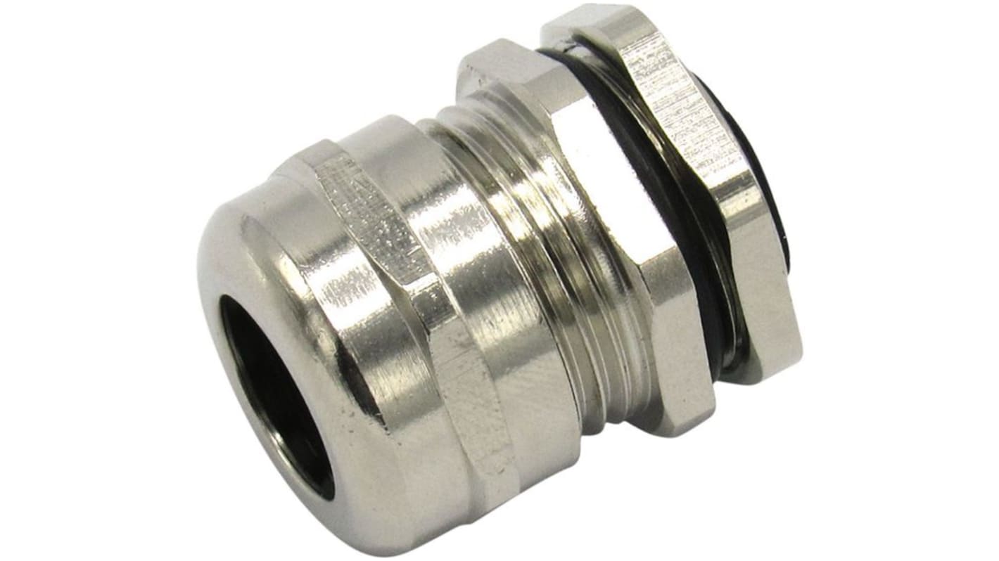 Pressacavo RND, in Ottone zincato, filetto M25, Ø cavo 11mm - 16mm max