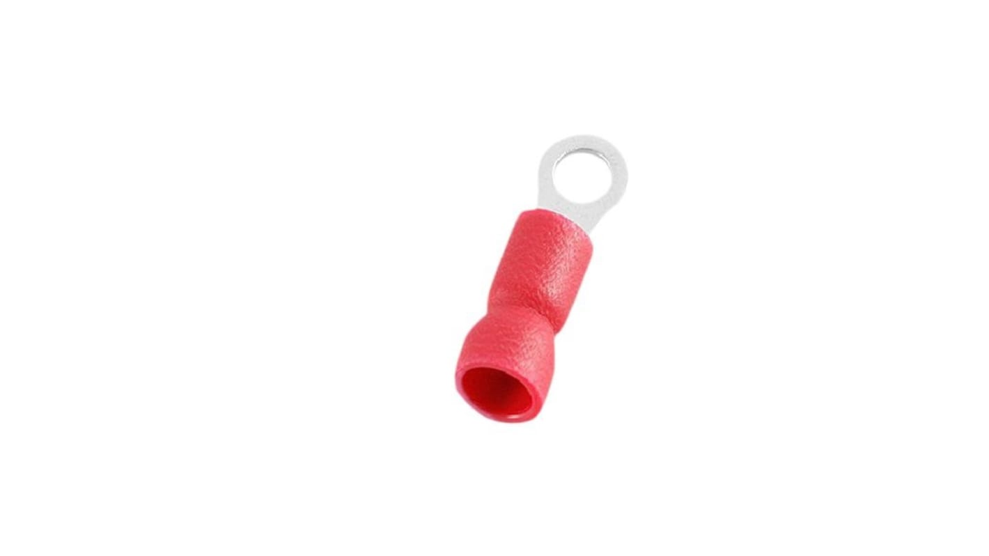 RND RND 465 465 Ringkabelschuh, Isoliert, Vinyl, Rot, aussen ø 11.6mm, innen ø 8.4mm, 5/16Zoll